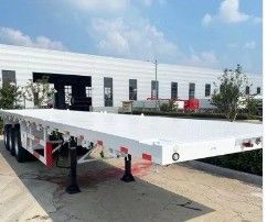 2 3 4axle remorque à lit plat personnalisation de la jante 9.0-22.5 Container Taille 20ft 45ft 40ft