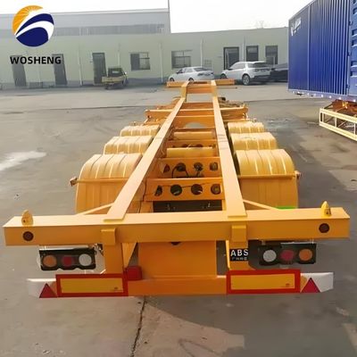 Chassis à châssis extensible en acier Semi-remorque pour conteneur de 20 à 40 pieds