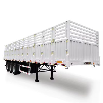 Semi-remorque à 3 axes et 4 axes, remorque pour camions, chargement et clôture pour bétail