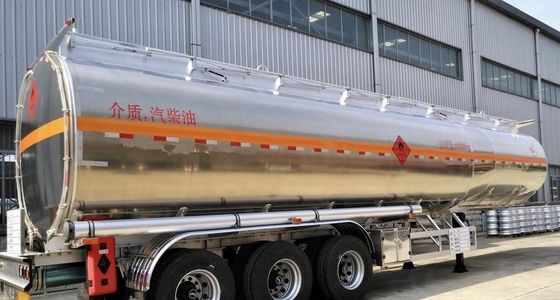 Le train d'atterrissage standard de 28 tonnes Wosheng semi-remorque pour réservoir d'huile/eau/lait/essence