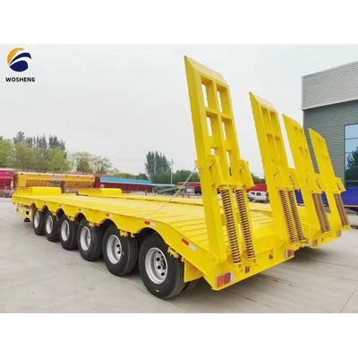 Suspension mécanique à lit bas, camion semi-remorque avec échelle mécanique pour le Zimbabwe