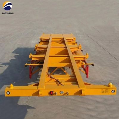 Trailer de conteneurs de 20 pieds et 40 pieds avec train de débarquement lourd 28 t
