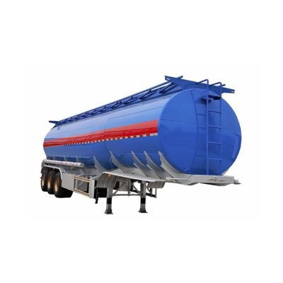 Semi-remorque de transport de pétrole et de carburant à essence de 45000 litres à la demande du client