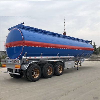 Semi-remorque de transport de pétrole et de carburant à essence de 45000 litres à la demande du client