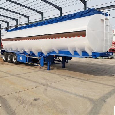 Semi-remorque de transport de pétrole et de carburant à essence de 45000 litres à la demande du client