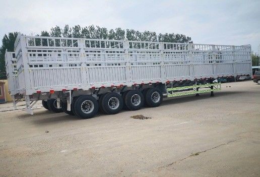 Personnalisation 3 Axle 4 Axle Multifonction Détachable Rameau Semi-remorque pour camion