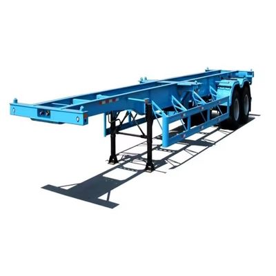 Trailers à conteneurs à trois essieux de 40 pieds et 20 pieds Trailers à squelette avec train d'atterrissage lourd 28 t