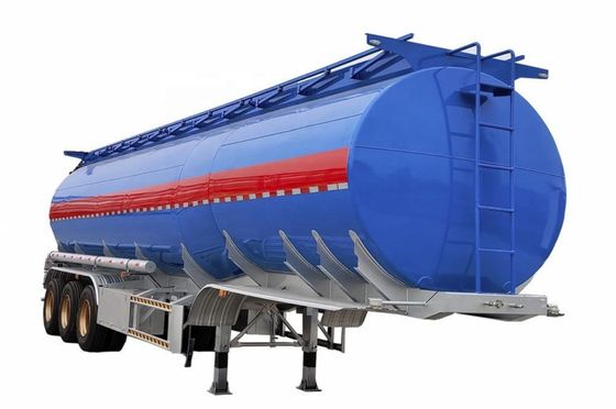 Acier au carbone 42cbm pétrolier diesel pétrolier pétrolier semi-remorque avec charge utile maximale 30000 kg