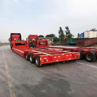 Équipement de transport lourd avec rampe hydraulique de 100 tonnes
