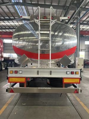 Vente directe réservoir de carburant en acier inoxydable 42cbm semi-remorque avec 28 tonnes de train d'atterrissage