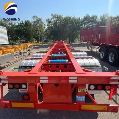 Poids de la roue 6500 kg 2 roues à roue pour conteneur de transport de 20 pieds 40 pieds 45 pieds