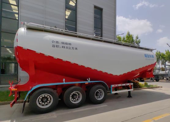 Tank Semi-remorque personnalisable en aluminium en vrac Ciment Pneumatique pour le fonctionnement du camion
