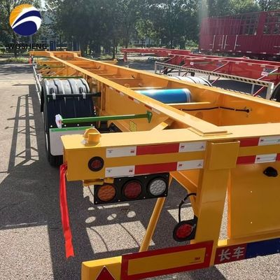 Poids de la roue 6500 kg 2 roues à roue pour conteneur de transport de 20 pieds 40 pieds 45 pieds