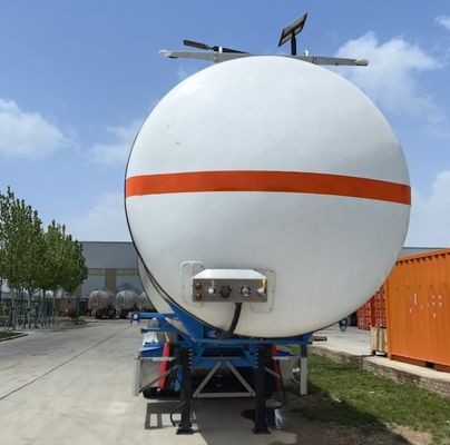 Tank Semi-remorque personnalisable en aluminium en vrac Ciment Pneumatique pour le fonctionnement du camion