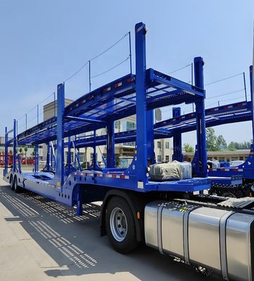 Acier 2/3 axe 8 position véhicule de transport semi-remorque avec -produit système de freinage à tambour d'air