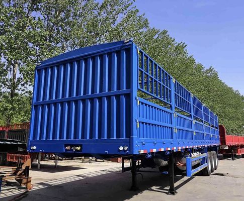 Meilleur remorque de clôture de matériel en acier de 40 à 80 tonnes pour le transport d'animaux et de marchandises