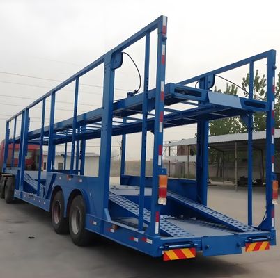 Semi-remorque en acier à deux étages véhicule de transport véhicule de transport pour longue distance