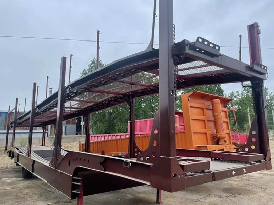 Trailers de chargement et de déchargement automatiques à deux ponts adaptés aux exigences du client