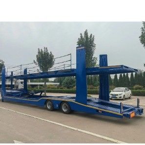 Position 8 Porteur de voiture Semi-remorque 2 essieu 3 essieu Adapté aux clients optionnel
