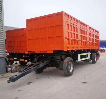 40 à 100 tonnes remorque à traction Dolly Full Truck Trailer avec piquet de paroi latérale pour charges lourdes