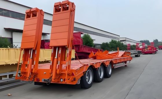 Trailers à conteneurs bas pour charges de 40T à 100T 13/16/20 tonnes