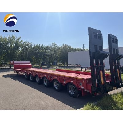 30 à 120 tonnes de camions semi-remorques pour équipements lourds 13 à 18 m x 2,5 à 3 m x 3,3 m