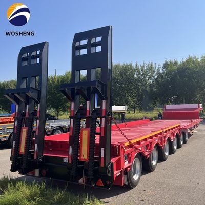 30 à 120 tonnes de camions semi-remorques pour équipements lourds 13 à 18 m x 2,5 à 3 m x 3,3 m