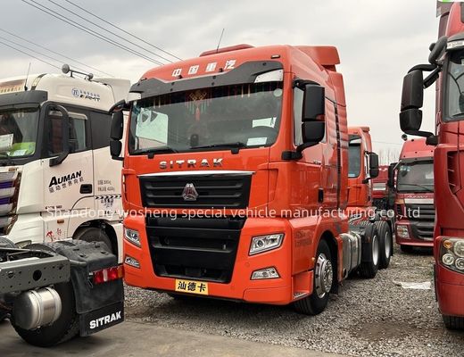 SINOTRUK Utilisé SITRAK G7 480hp AMT Boîte de vitesses 6x4 type frein à disque 10 roues Truck tête tracteur remorque