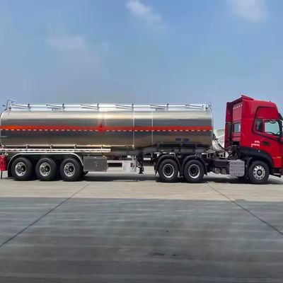 45000 litres réservoir de carburant en alliage d'aluminium en acier inoxydable semi-remorque avec 2/3 essieux