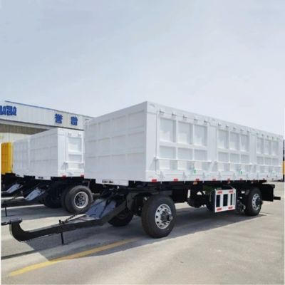Trailers à 2 essieux hydrauliques pour le transport des mines de sable et de charbon