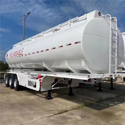 Acier inoxydable 3 essieux Camion pétrolier semi-remorques 4000 à 45000 litres Cisterne pétrolière