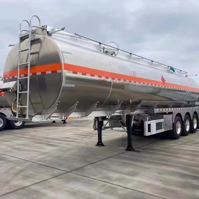 Acier inoxydable 3 essieux Camion pétrolier semi-remorques 4000 à 45000 litres Cisterne pétrolière
