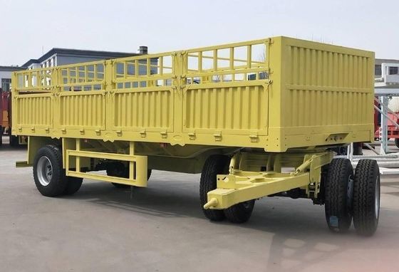 500 mm Q345 Barre de traction en acier au carbone Rideau complet avec 3 essieux Capacité 40-100 tonnes