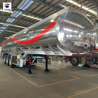 Conception 15000L 60000L 2/3/4 essieux huile de combustion essence/cérosène/réservoir diesel semi-remorque