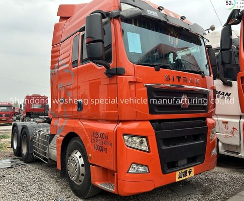 Camion à main gauche 6x4 à la tête de camion 350-450 ch Camion tracteur de 31-40 tonnes