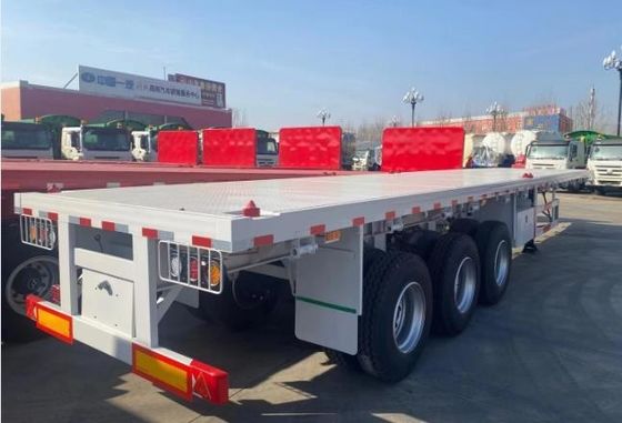 Semi-remorque à lit plat de 30 à 100 tonnes et remorque de camion