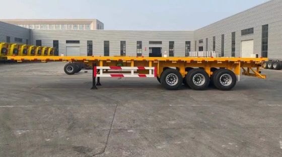 Semi-remorque à lit plat de 30 à 100 tonnes et remorque de camion