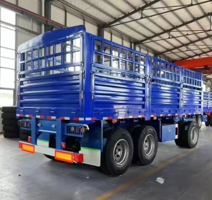 20 à 80 tonnes de camions à remorque avec matériel en acier et taille personnalisable 7600X2450X2500mm