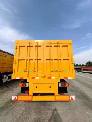 WOSHENG 2 axes transport de marchandises Full Trailer avec barre de tirage et demande du client