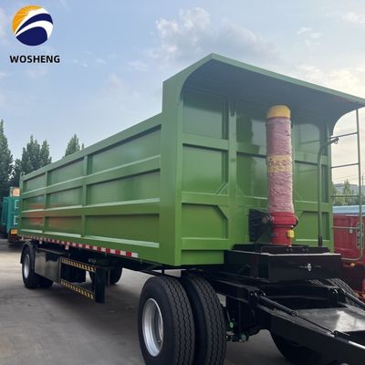 500 mm Q345 Bar de tirage en acier au carbone paroi latérale Full Trailer pour une capacité de charge de 40 à 100 tonnes