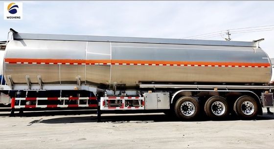 Trailer de camion 20-60CBM réservoir d'aliments liquides semi-remorque avec suspension aérienne/mécanique