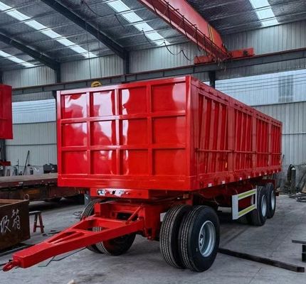 500 mm Q345 Bar de tirage en acier au carbone paroi latérale Full Trailer pour une capacité de charge de 40 à 100 tonnes