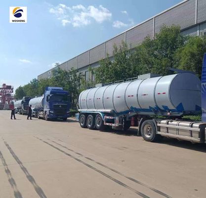 20CBM 60CBM 3 axes réservoir de carburant essence / kérosène / réservoir diesel semi-remorque