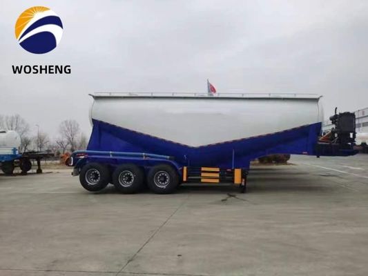 3 essieux 45-60cbm Cement Tanker Semi-remorque avec moteur diesel Deutz/Huafeng/Weichai