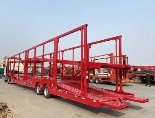 Personnalisé 6 8 10 voitures Double Deck Carrier Semi-remorque Parfait pour les remorques de camions
