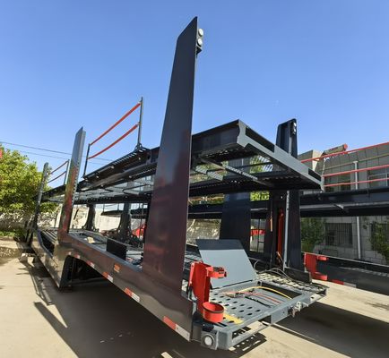 8.25x22.5 Rame en acier à double étage Porteur de voiture Semi-remorque pour véhicules personnalisés