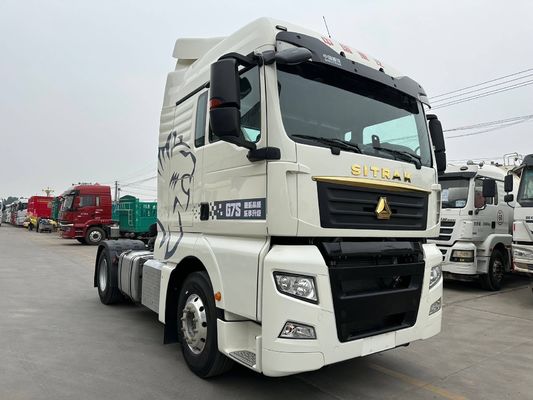 SITRAK G7 d'occasion 480 ch AMT Boîte de vitesses 6x4 type frein à disque Tête de camion Tracteur remorque