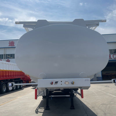 Charge utile maximale 60000 kg 3 essieux réservoir semi-remorque pour le transport d'huile de pétrole à basse tension