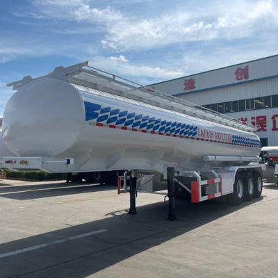 3 essieux Stable acier au carbone alliage d'aluminium acier inoxydable pétrolier semi-remorque avec Nice