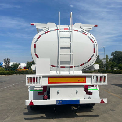 3 essieux Stable acier au carbone alliage d'aluminium acier inoxydable pétrolier semi-remorque avec Nice